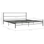 Estructura de cama de metal gris 180x200 cm de vidaXL, Camas y somieres - Ref: Foro24-284684, Precio: 127,99 €, Descuento: %