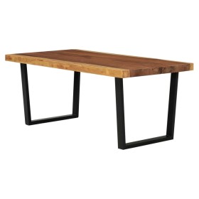 Mesa de centro de madera maciza de Suar 102x54x41 cm de vidaXL, Mesas de centro - Ref: Foro24-337988, Precio: 126,99 €, Descu...