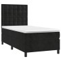 Cama box spring con colchón terciopelo negro 80x200 cm de vidaXL, Camas y somieres - Ref: Foro24-3143231, Precio: 299,52 €, D...