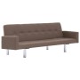 Brown Polyester Sofa Bed with Armrests by vidaXL, Sofas - Ref: Foro24-282220, Price: 185,48 €, Discount: %