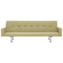 Green Polyester Sofa Bed with Armrests by vidaXL, Sofas - Ref: Foro24-282222, Price: 178,00 €, Discount: %