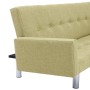 Green Polyester Sofa Bed with Armrests by vidaXL, Sofas - Ref: Foro24-282222, Price: 178,00 €, Discount: %