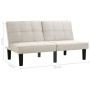 2-Sitzer-Sofa aus cremeweißem Stoff von vidaXL, Sofas - Ref: Foro24-284750, Preis: 214,86 €, Rabatt: %