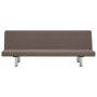 Sofá cama de poliéster gris taupe de vidaXL, Sofás - Ref: Foro24-282201, Precio: 165,10 €, Descuento: %