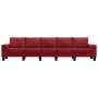 5-Sitzer-Sofa aus weinrotem Stoff von vidaXL, Sofas - Ref: Foro24-287148, Preis: 506,98 €, Rabatt: %