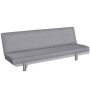 Sofá cama de poliéster gris claro de vidaXL, Sofás - Ref: Foro24-241656, Precio: 189,01 €, Descuento: %