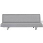 Sofá cama de poliéster gris claro de vidaXL, Sofás - Ref: Foro24-241656, Precio: 189,01 €, Descuento: %