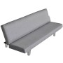 Sofá cama de poliéster gris claro de vidaXL, Sofás - Ref: Foro24-241656, Precio: 189,01 €, Descuento: %