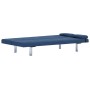 Sofá cama con dos cojines poliéster azul de vidaXL, Sofás - Ref: Foro24-282187, Precio: 189,57 €, Descuento: %