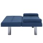 Sofá cama con dos cojines poliéster azul de vidaXL, Sofás - Ref: Foro24-282187, Precio: 189,57 €, Descuento: %