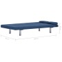 Sofá cama con dos cojines poliéster azul de vidaXL, Sofás - Ref: Foro24-282187, Precio: 189,57 €, Descuento: %