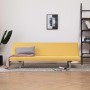 Yellow polyester sofa bed by vidaXL, Sofas - Ref: Foro24-282199, Price: 156,53 €, Discount: %