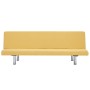 Yellow polyester sofa bed by vidaXL, Sofas - Ref: Foro24-282199, Price: 156,53 €, Discount: %