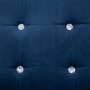 Two seater sofa with chrome armrests and blue velvet by vidaXL, Sofas - Ref: Foro24-282166, Price: 180,65 €, Discount: %