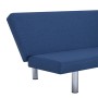 Sofá cama de poliéster azul de vidaXL, Sofás - Ref: Foro24-282196, Precio: 168,18 €, Descuento: %