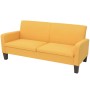 3-Sitzer-Sofa 180x65x76 cm gelb von vidaXL, Sofas - Ref: Foro24-244713, Preis: 295,53 €, Rabatt: %