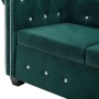 Chesterfield 2-seater velvet sofa 146x75x72 cm green by vidaXL, Sofas - Ref: Foro24-247149, Price: 410,20 €, Discount: %