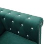 Chesterfield 2-seater velvet sofa 146x75x72 cm green by vidaXL, Sofas - Ref: Foro24-247149, Price: 410,20 €, Discount: %