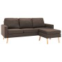 3-Sitzer-Sofa mit brauner Stofffußstütze von vidaXL, Sofas - Ref: Foro24-288725, Preis: 435,06 €, Rabatt: %