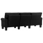 3 seater black fabric sofa by vidaXL, Sofas - Ref: Foro24-287166, Price: 361,73 €, Discount: %