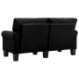 2-Sitzer-Sofa aus schwarzem Stoff von vidaXL, Sofas - Ref: Foro24-287156, Preis: 256,99 €, Rabatt: %