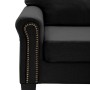 2-Sitzer-Sofa aus schwarzem Stoff von vidaXL, Sofas - Ref: Foro24-287156, Preis: 256,99 €, Rabatt: %