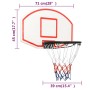 Weißes Basketball-Rückbrett aus Polyethylen, 71 x 45 x 2 cm von vidaXL, Basketball-Rückbretter - Ref: Foro24-93664, Preis: 52...