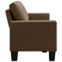 3 seater brown fabric sofa by vidaXL, Sofas - Ref: Foro24-287123, Price: 302,99 €, Discount: %