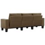 3 seater brown fabric sofa by vidaXL, Sofas - Ref: Foro24-287123, Price: 302,99 €, Discount: %