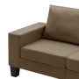 3 seater brown fabric sofa by vidaXL, Sofas - Ref: Foro24-287123, Price: 302,99 €, Discount: %