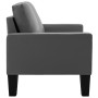 Gray Faux Leather 2 Seater Sofa by vidaXL, Sofas - Ref: Foro24-288753, Price: 273,99 €, Discount: %