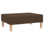 2-seater sofa bed with footrest in brown fabric by vidaXL, Sofas - Ref: Foro24-3080469, Price: 233,48 €, Discount: %