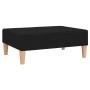 2-Sitzer-Schlafsofa mit Fußstütze aus schwarzem Stoff von vidaXL, Sofas - Ref: Foro24-3080467, Preis: 259,41 €, Rabatt: %