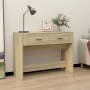 Oak Sonoma plywood console table 100x39x75 cm by vidaXL, Tables - Ref: Foro24-816779, Price: 73,99 €, Discount: %