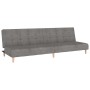 2-Sitzer-Schlafsofa mit Fußstütze aus hellgrauem Stoff von vidaXL, Sofas - Ref: Foro24-3080534, Preis: 260,59 €, Rabatt: %