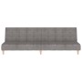 2-Sitzer-Schlafsofa mit Fußstütze aus hellgrauem Stoff von vidaXL, Sofas - Ref: Foro24-3080534, Preis: 260,59 €, Rabatt: %