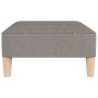 2-seater sofa bed with footrest in light gray fabric by vidaXL, Sofas - Ref: Foro24-3080534, Price: 260,99 €, Discount: %