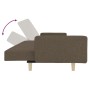 Sofá cama de 2 plazas con dos almohadas tela gris taupe de vidaXL, Sofás - Ref: Foro24-337330, Precio: 183,99 €, Descuento: %