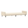 2-Sitzer-Schlafsofa mit Fußstütze aus cremefarbenem Samt von vidaXL, Sofas - Ref: Foro24-3080510, Preis: 245,13 €, Rabatt: %