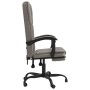 Silla de oficina reclinable de tela gris taupé de vidaXL, Sillas de oficina - Ref: Foro24-349615, Precio: 90,85 €, Descuento: %