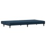 2-Sitzer-Schlafsofa mit Fußstütze aus blauem Samt von vidaXL, Sofas - Ref: Foro24-3080489, Preis: 267,43 €, Rabatt: %