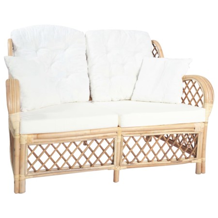 Two-seater rattan sofa by vidaXL, Sofas - Ref: Foro24-325472, Price: 294,64 €, Discount: %