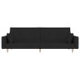 2-seater sofa bed with two black fabric pillows by vidaXL, Sofas - Ref: Foro24-337322, Price: 217,29 €, Discount: %