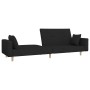 2-seater sofa bed with two black fabric pillows by vidaXL, Sofas - Ref: Foro24-337322, Price: 217,29 €, Discount: %