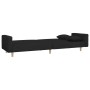 2-seater sofa bed with two black fabric pillows by vidaXL, Sofas - Ref: Foro24-337322, Price: 217,29 €, Discount: %