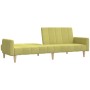 2 seater sofa bed green fabric by vidaXL, Sofas - Ref: Foro24-337362, Price: 198,85 €, Discount: %