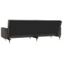 2-Sitzer-Schlafsofa mit Fußstütze aus dunkelgrauem Samt von vidaXL, Sofas - Ref: Foro24-3080525, Preis: 298,72 €, Rabatt: %