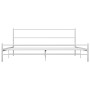 Estructura de cama de metal blanca 160x200 cm de vidaXL, Camas y somieres - Ref: Foro24-284696, Precio: 117,58 €, Descuento: %