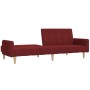 2-Sitzer-Schlafsofa aus weinrotem Stoff von vidaXL, Sofas - Ref: Foro24-337364, Preis: 202,32 €, Rabatt: %