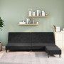 2-seater sofa bed with black velvet footrest by vidaXL, Sofas - Ref: Foro24-3080496, Price: 267,99 €, Discount: %